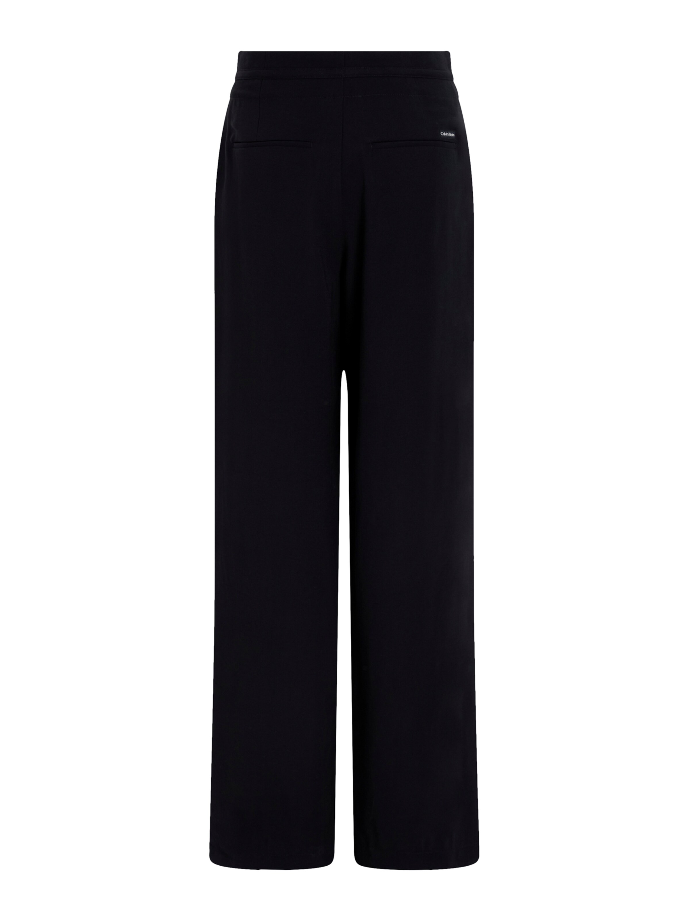 Loosefit Pantalon à pince Calvin Klein Jeans en noir