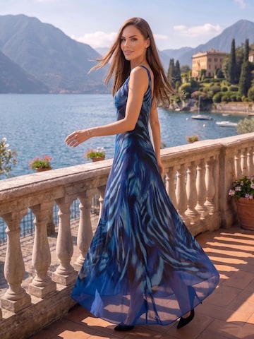 JIORO Kleid 'SHADES OF BLUE'‌‌‌‌‌‌ in Blau