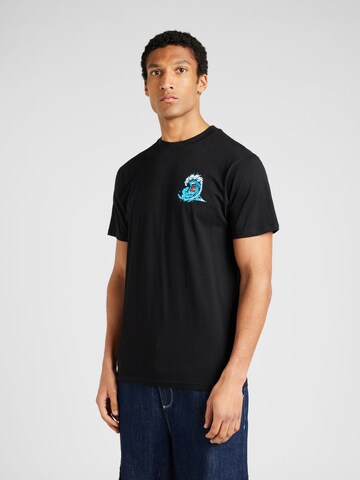 Santa Cruz - Camiseta 'Screaming Wave' en negro