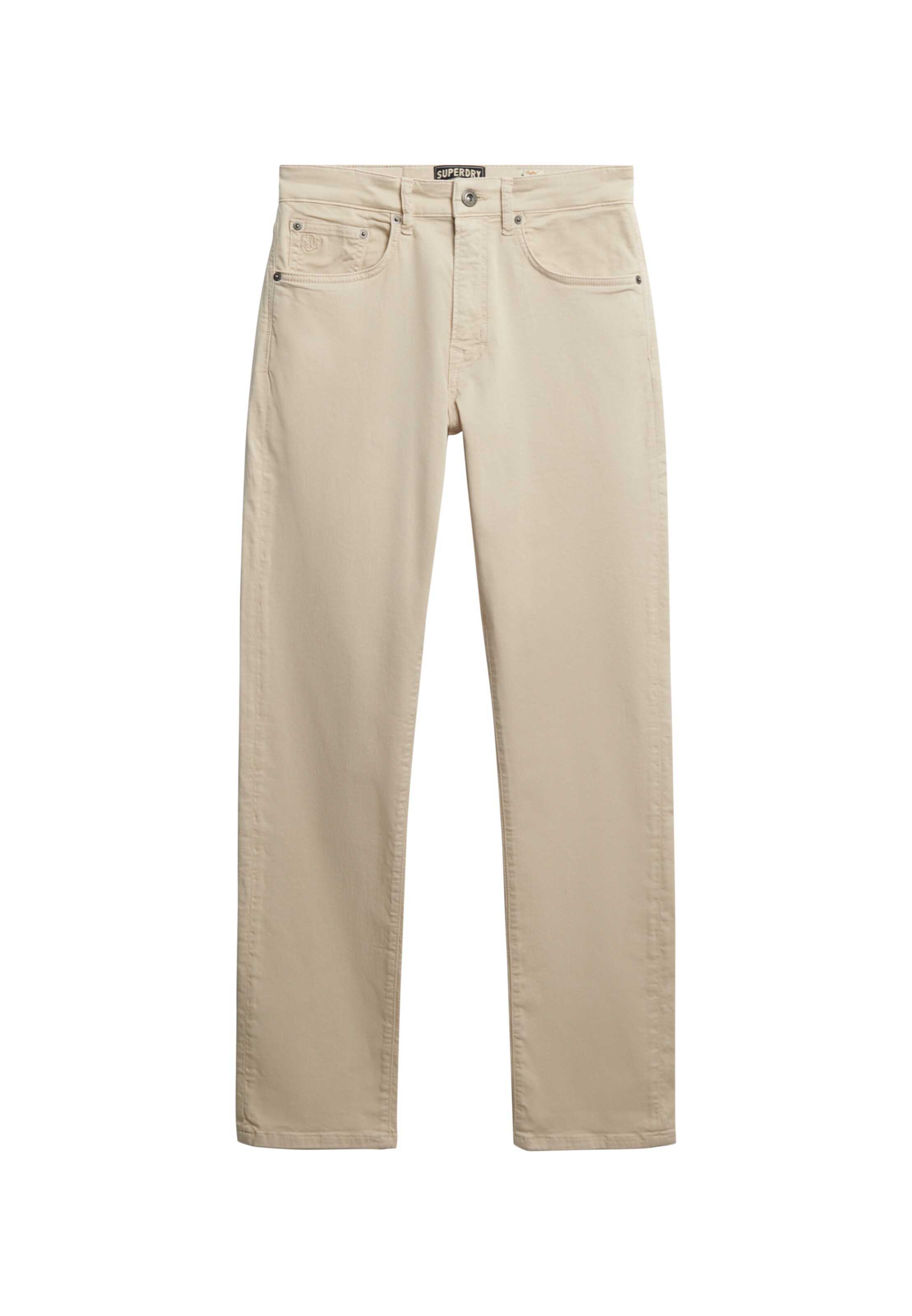 Superdry & Co Slim fit Trousers in Brown: front