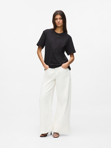 Karl Lagerfeld Wide leg Τζιν σε λευκό