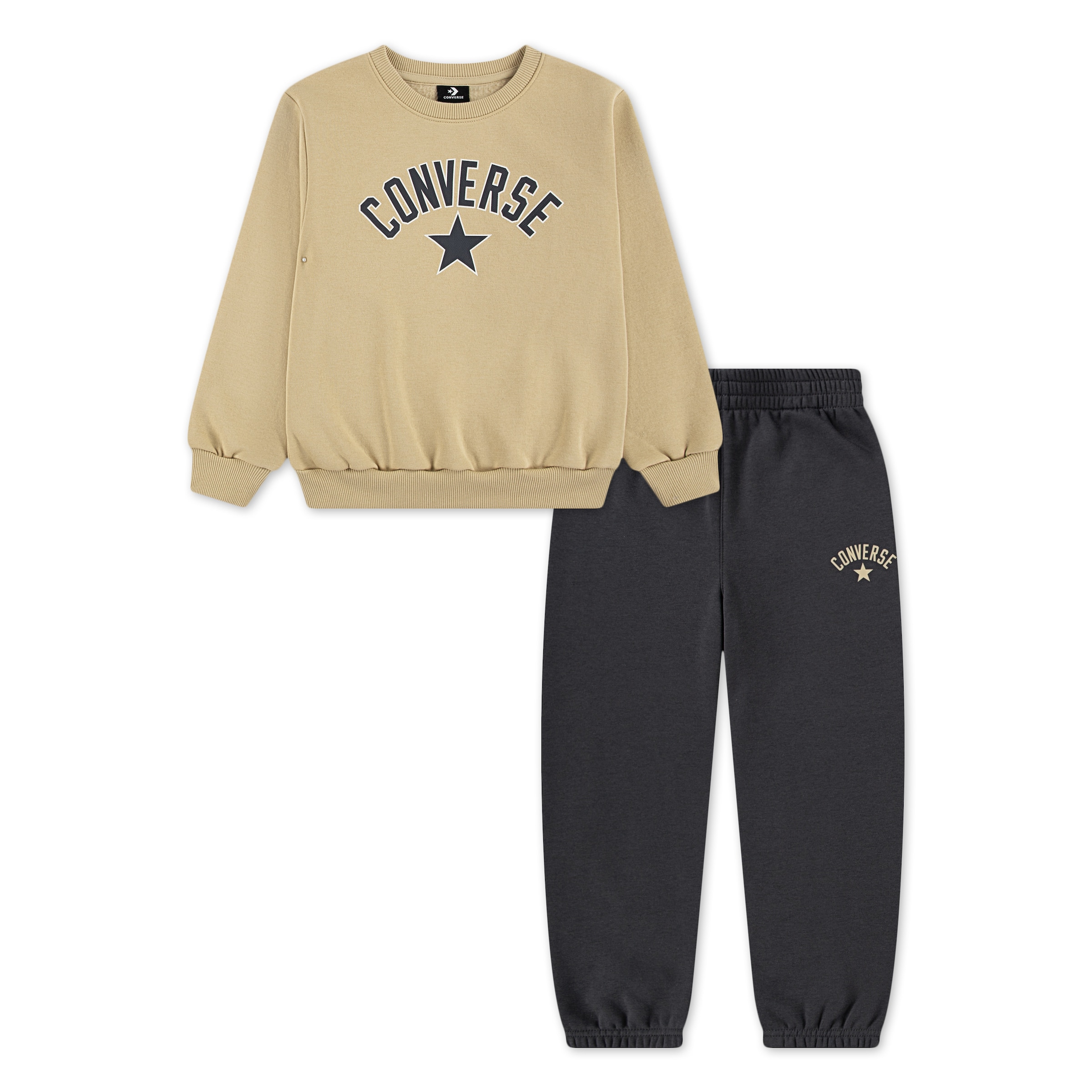 Tuta da jogging di CONVERSE in beige: frontale