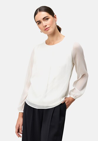 zero Bluse in Weiß: Vorderseite