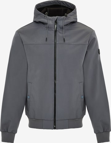 Threadbare Between-season jacket 'Nerston' in Grey: front