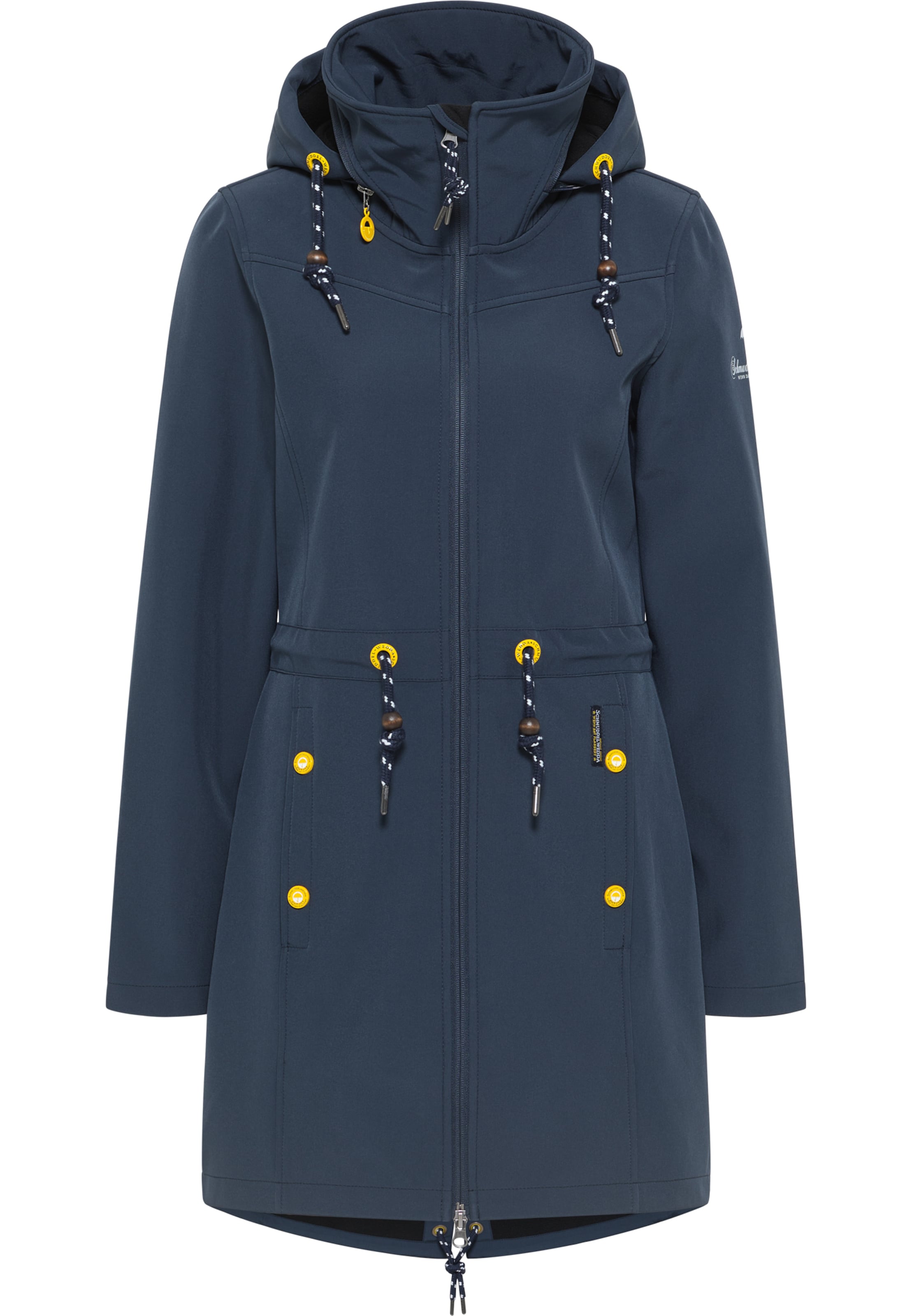 Schmuddelwedda Λειτουργικό παλτό σε μπλε: μπροστά