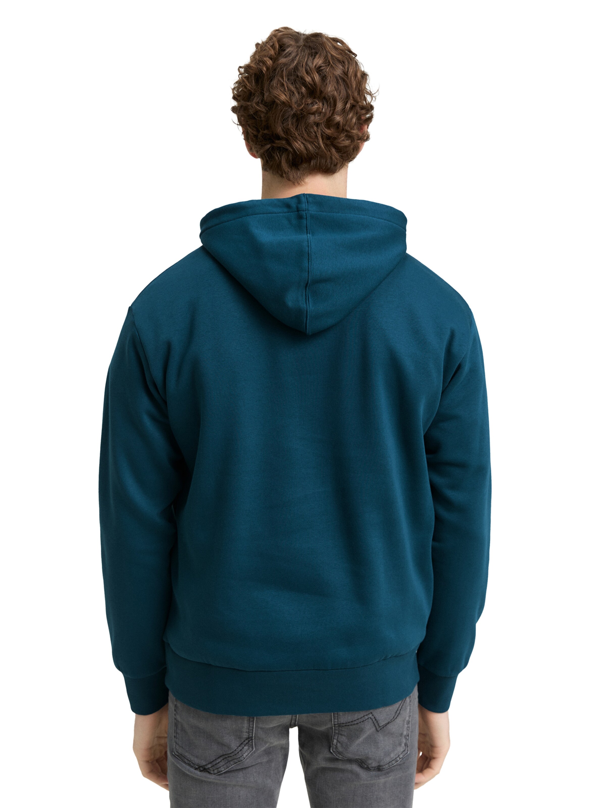 TOM TAILOR DENIM Sweatshirt in Green