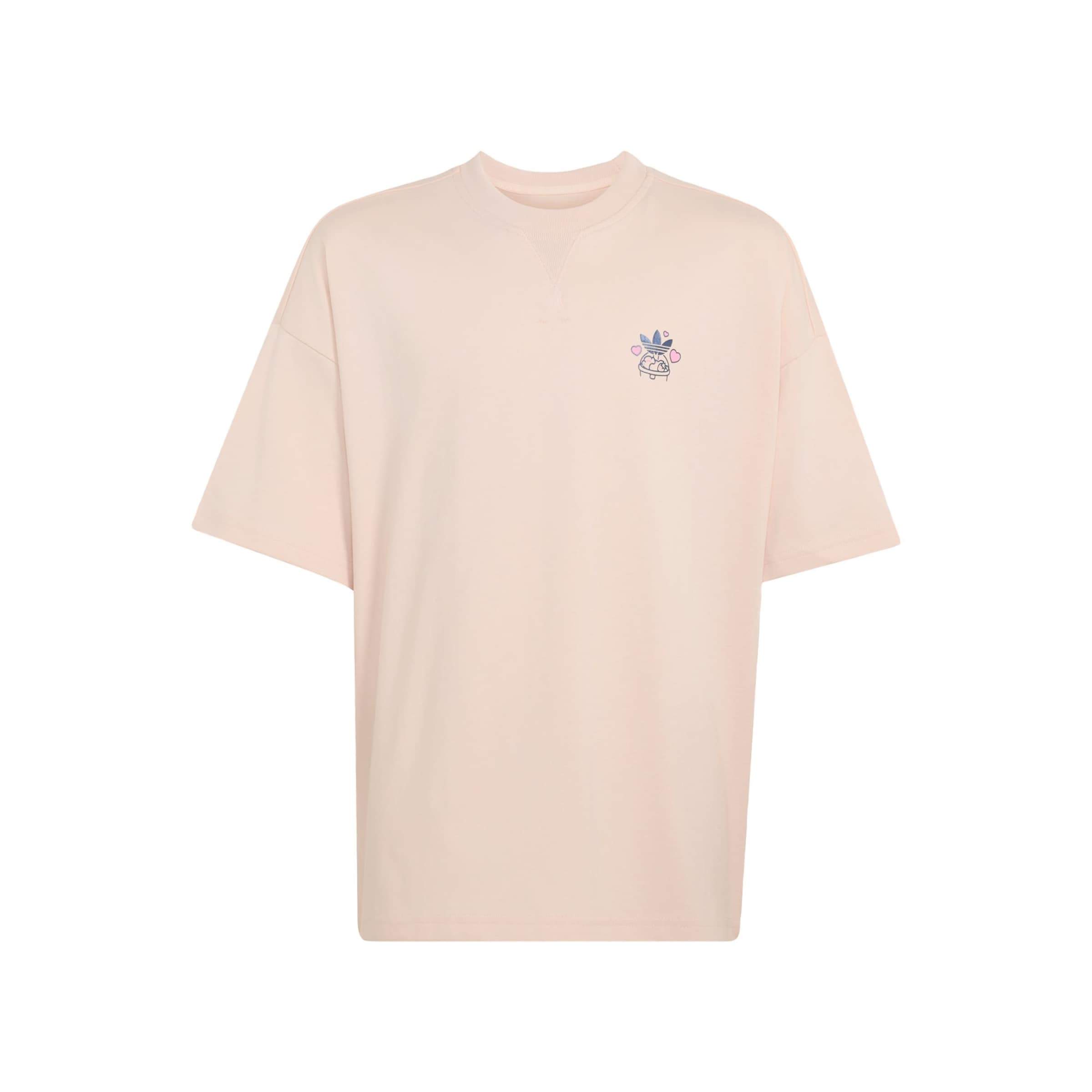 ADIDAS ORIGINALS T-Shirt 'Bubble Tea' en 128 en opal / jaune / poudre, Vue avec produit