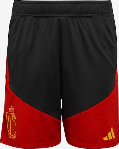 ADIDAS PERFORMANCE Urheiluhousut 'Belgien Tiro' koossa 116 värissä tummankeltainen / tulenpunainen / musta, Tuotenäkymä