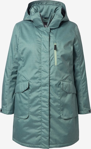 Ulla Popken Between-seasons parka in Green: front