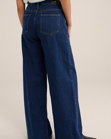 WE Fashion Szeroka nogawka Jeansy w kolorze niebieski