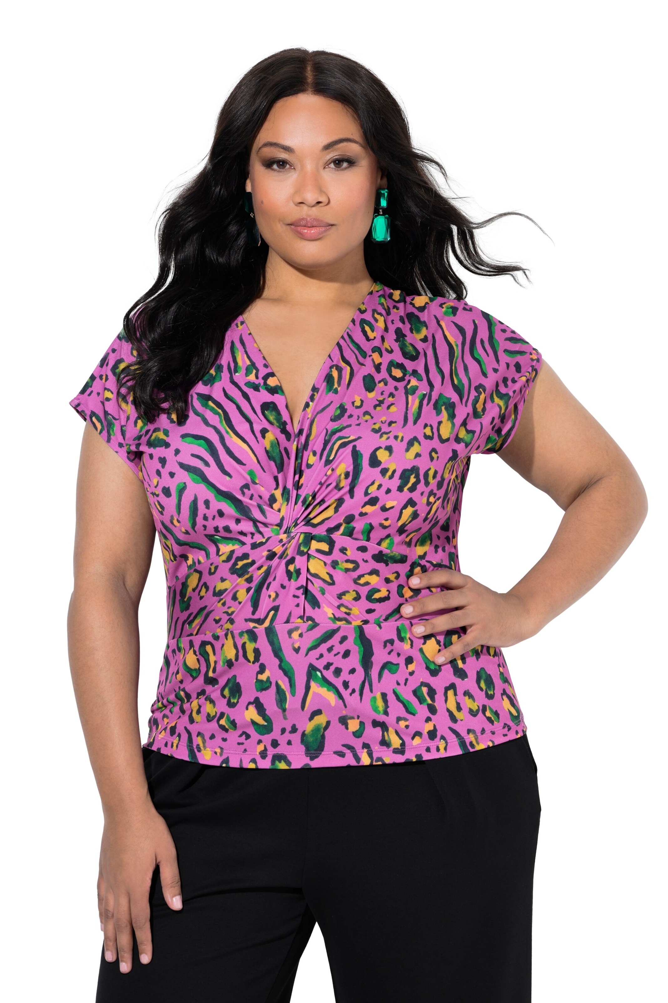 Ulla Popken Shirt in Pink: front