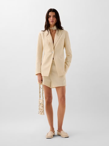 Blazer 'Nacar' Scalpers en beige : devant