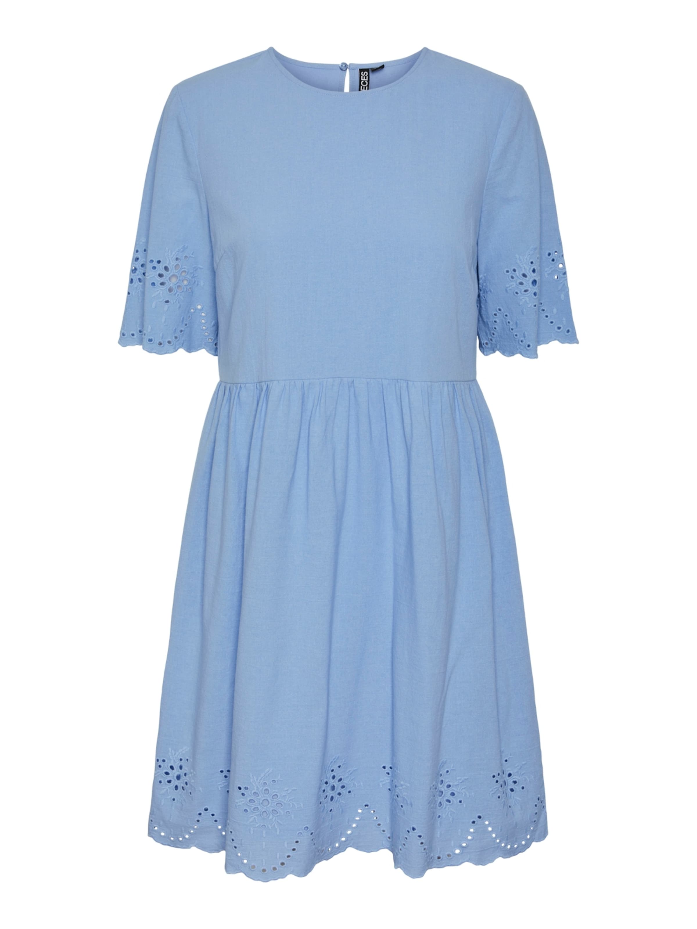 PIECES Robe 'ALMINA' en bleu clair, Vue avec produit