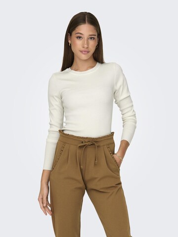 JDY Pullover 'CIRKELINE' in Weiß: Vorderseite