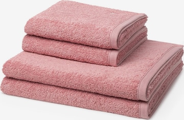 ROSS Handtuch 'Vita' in Pink: Vorderseite