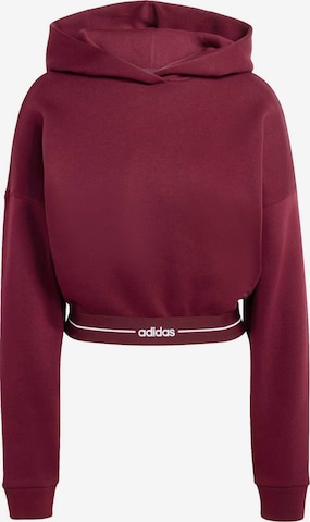 ADIDAS PERFORMANCE Athletic Sweatshirt 'Hyperglam' in Red: front