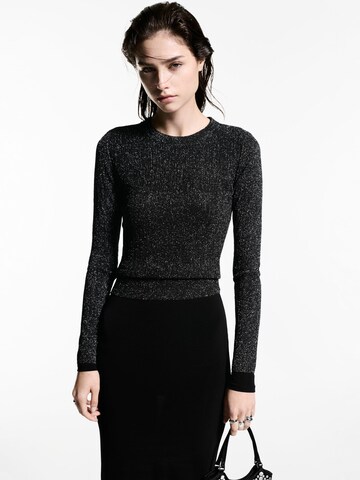 MANGO Pullover 'TUNG' in Schwarz: Vorderseite
