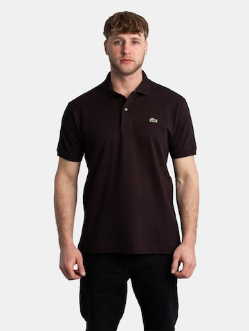 LACOSTE Shirt 'Classic Fit' in Brown: front