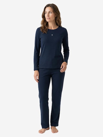 JOOP! Pyjama 'Cosy' in Blauw