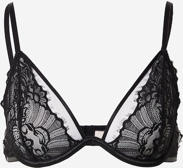 NLY by Nelly Triangle Bra 'Revival' in Black: front