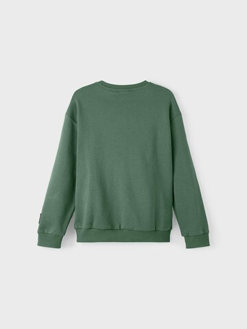 NAME IT Sweatshirt 'Nanan' i grønn
