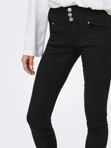 ONLY Skinny Jeans 'ONLRain' in Zwart