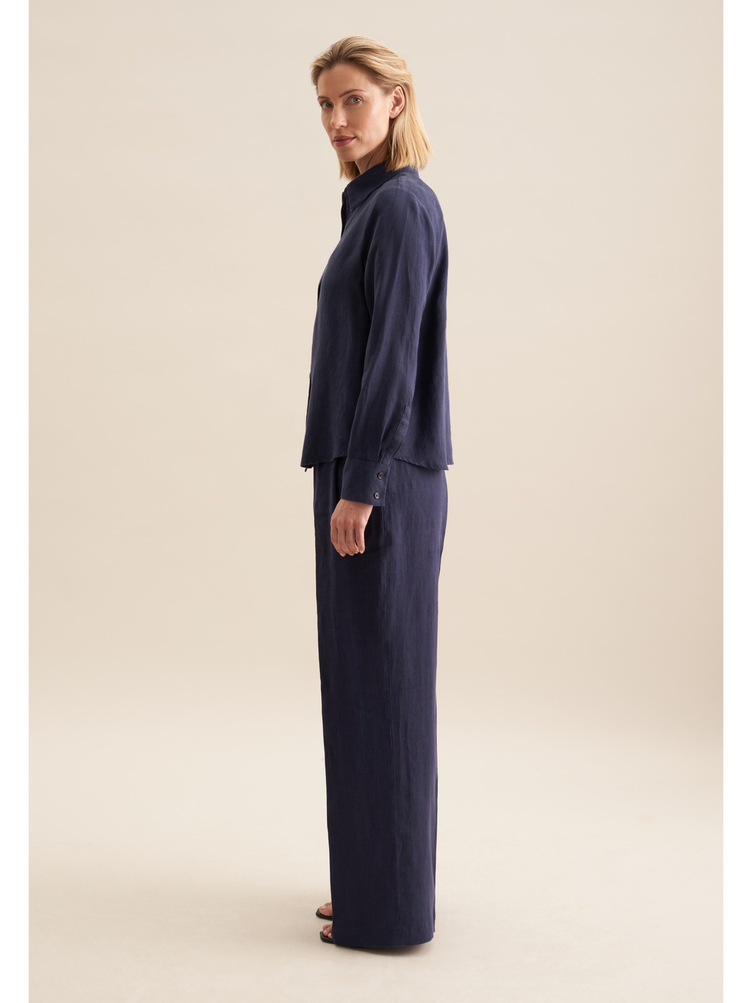 SEIDENSTICKER Blouse 'Schwarze Rose' in Blue