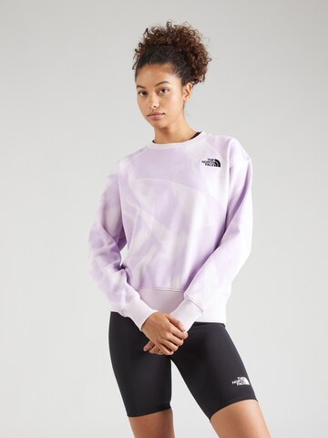 THE NORTH FACE Sweatshirt 'ESSENTIAL' in Lila: predná strana