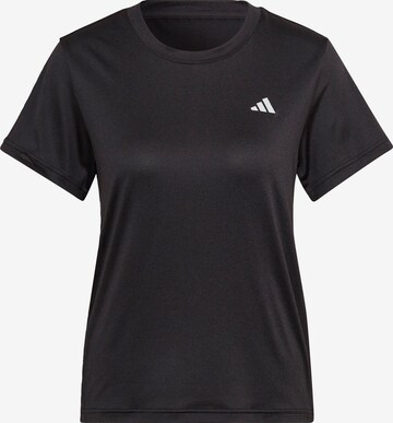 ADIDAS PERFORMANCE Functioneel shirt in Zwart: voorkant