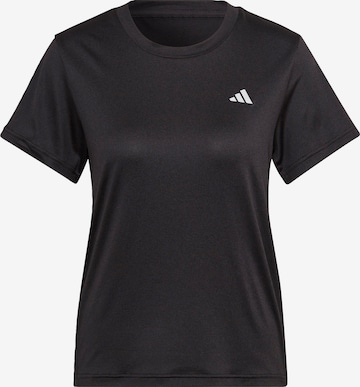 ADIDAS PERFORMANCE - Camisa funcionais em preto: frente