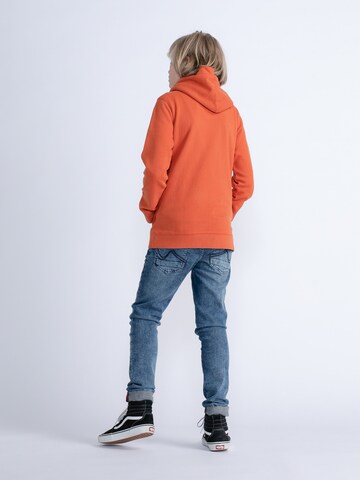 Petrol Industries Zip-Up Hoodie 'Tinley Park' in Orange