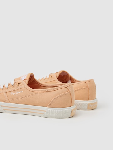Pepe Jeans Platform trainers 'BRADY BASIC' in Orange