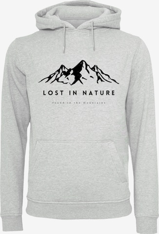 Pull-over 'Lost in nature' F4NT4STIC en gris : devant