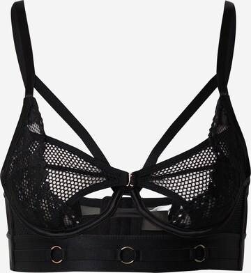 Hunkemöller Bustier BH 'Pleasure' in Zwart: voorkant