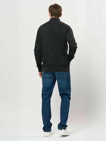 U.S. POLO ASSN. Cardigan ' UMOscar ' in Schwarz: Rückseite