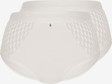 sassa Slip 'GRAPHICAL JACQUARD' in Beige: voorkant