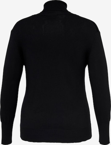 ONLY Carmakoma Pullover 'Venice' in Schwarz: predná strana