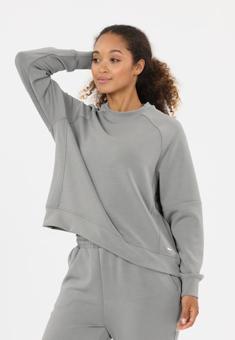 Athlecia Sports sweatshirt 'Jacey' in Grey: front