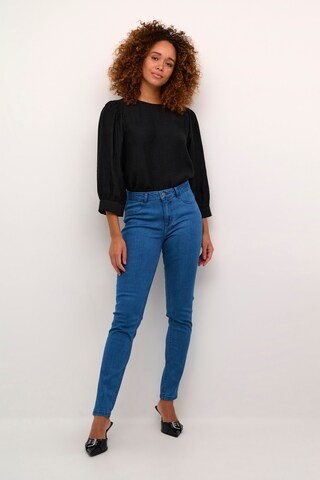 Kaffe Slim fit Jeans 'Aurine' in Blue
