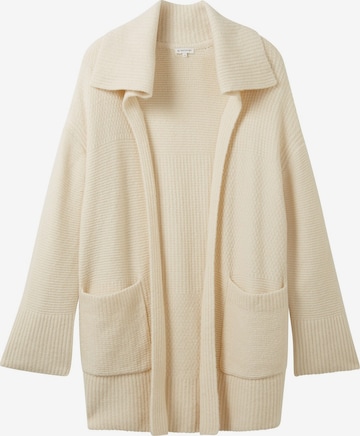 YOU | in TAILOR TOM Hellbeige Strickjacke ABOUT