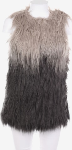 ONLY Fake Fur Weste XS in Grau: predná strana