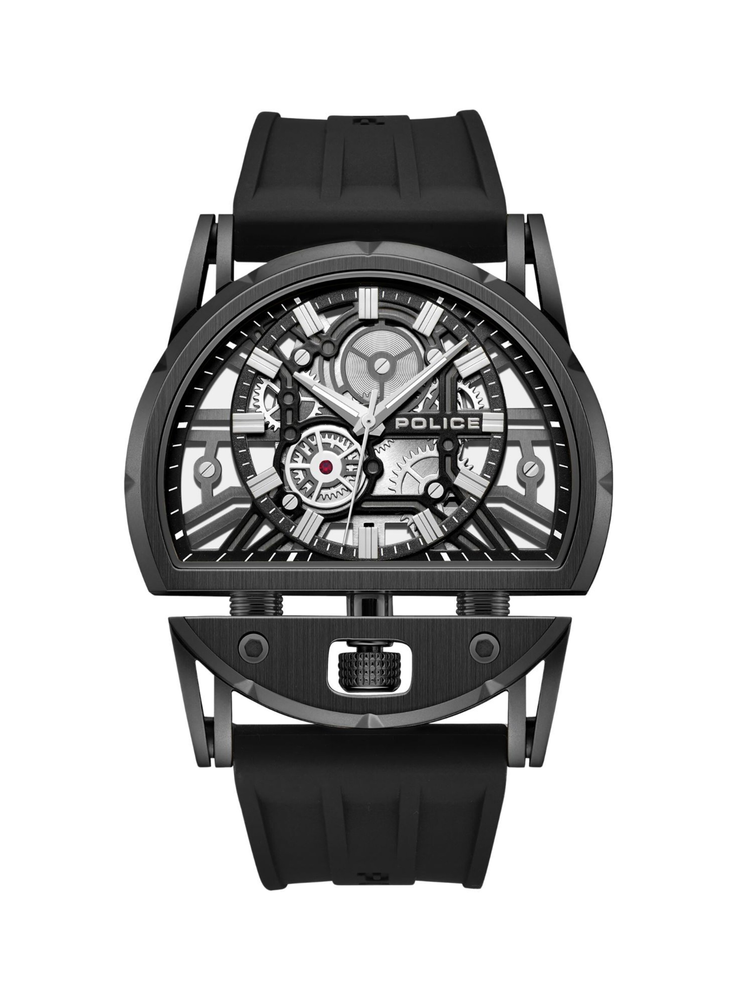 POLICE Quarzuhr 'Daintreee 2.0' in Grau: Vorderseite