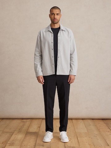 DAN FOX APPAREL Regular fit Πουκάμισο 'Jason' σε γκρι