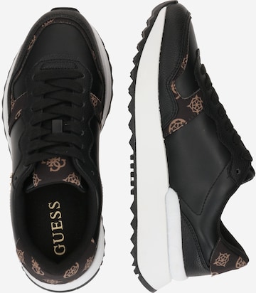 GUESS Låg sneaker 'VINSA2' i svart