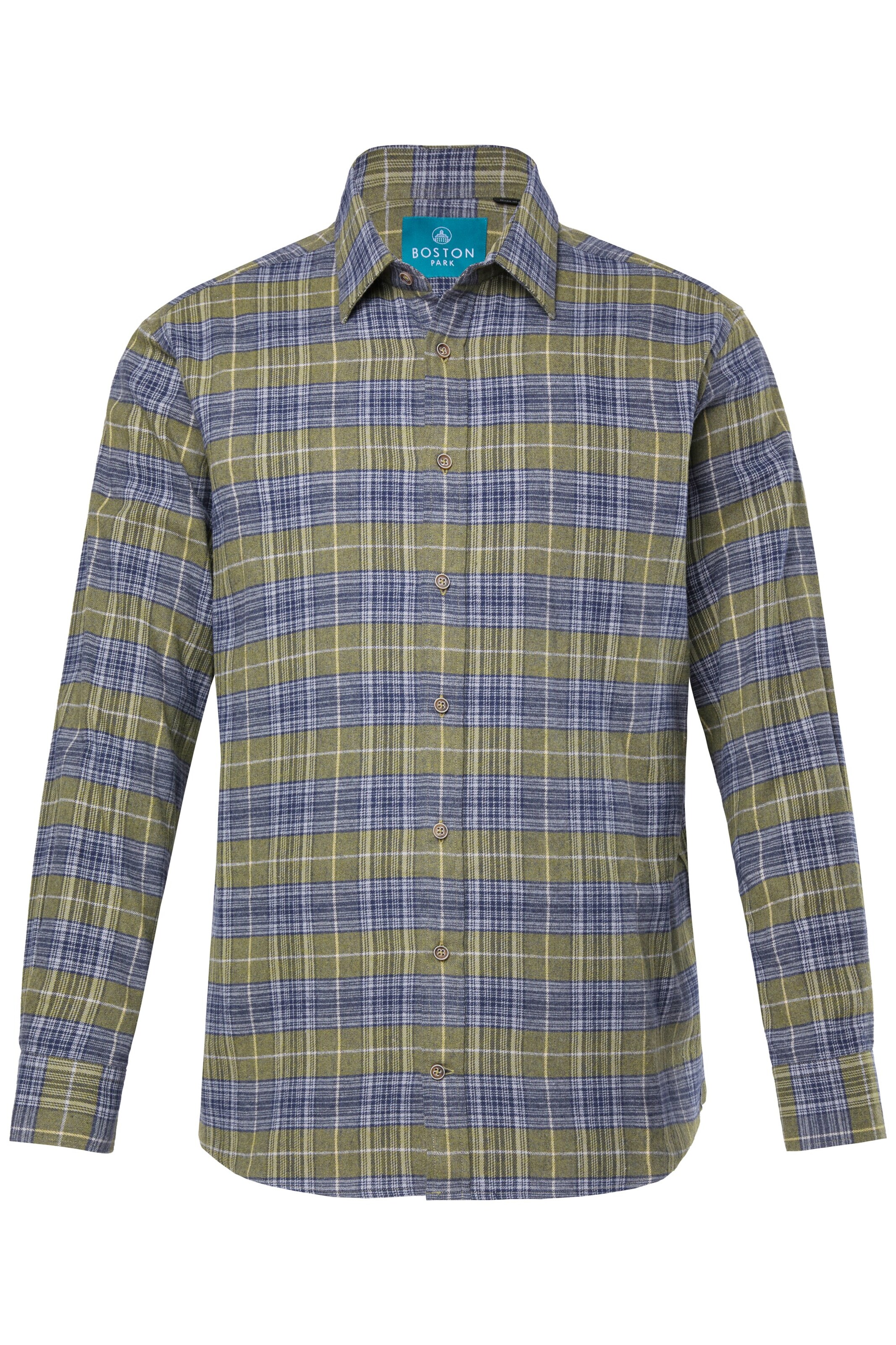 Boston Park Regular Fit Hemd in Mischfarben: Vorderseite