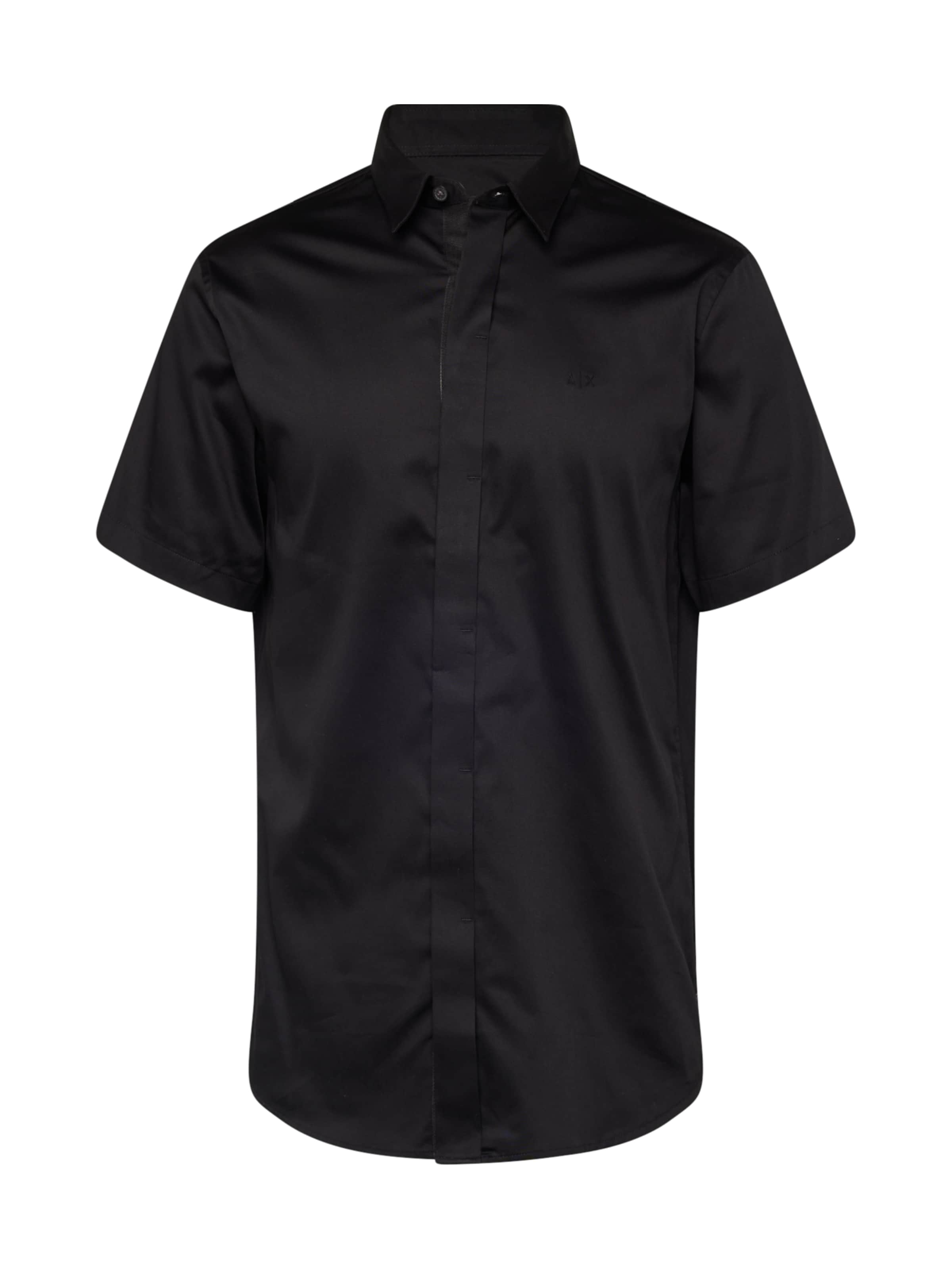 ARMANI EXCHANGE Regularny krój Koszula w kolorze czarny: przód