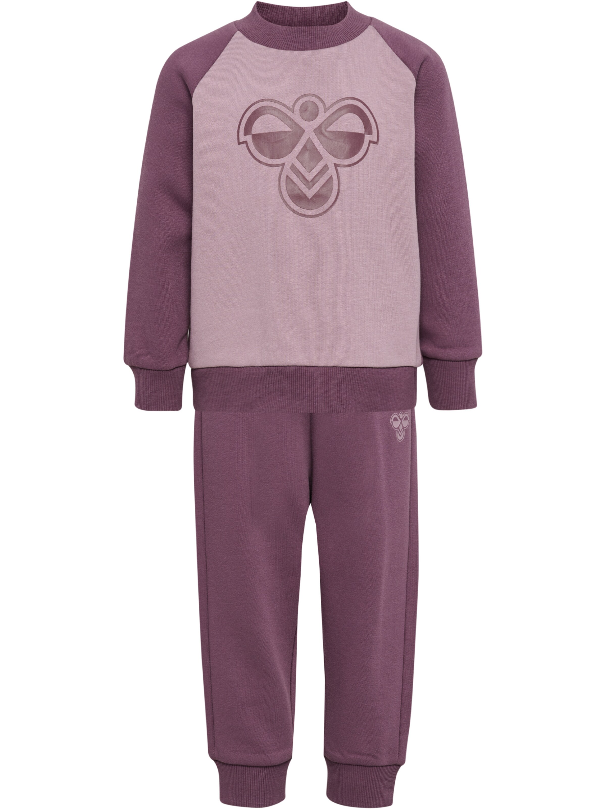 Hummel Set in Lila: Vorderseite