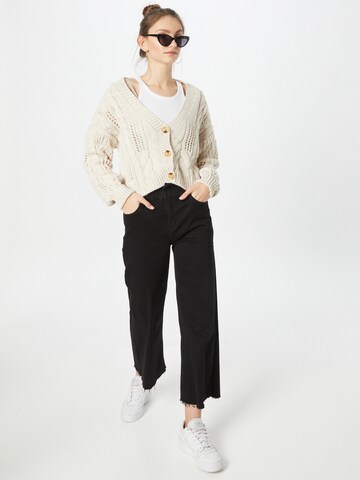 Hailys Knit Cardigan 'Cintja' in Beige