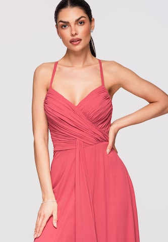 Robe de soirée Ombre en orange