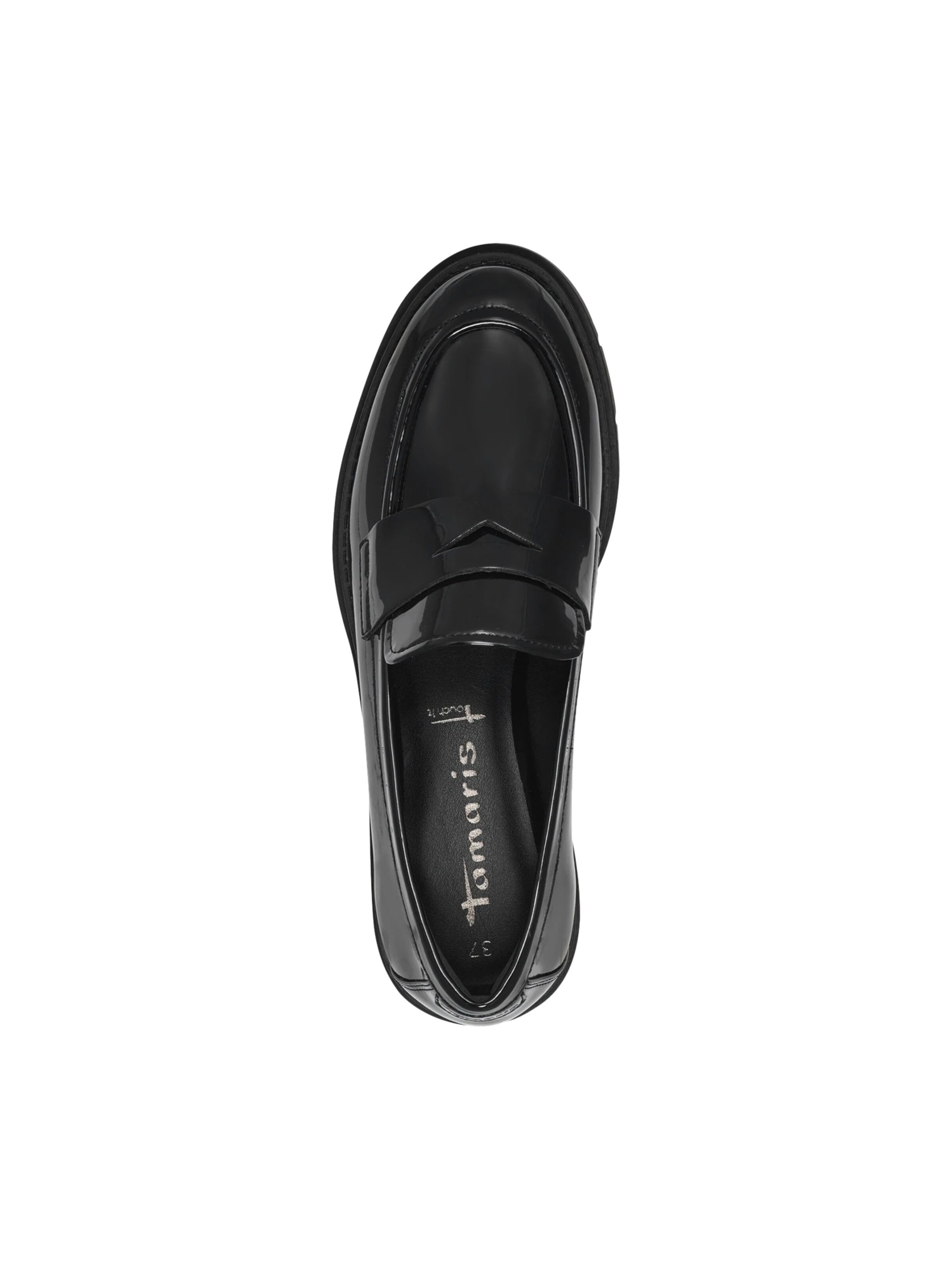 Tamaris Lace-up shoe in Black